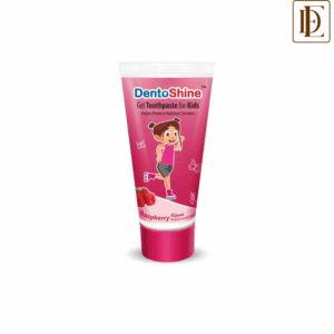 Dentoshine Gel Toothpaste Raspberry Flavor (dora) For Kids (80gm)