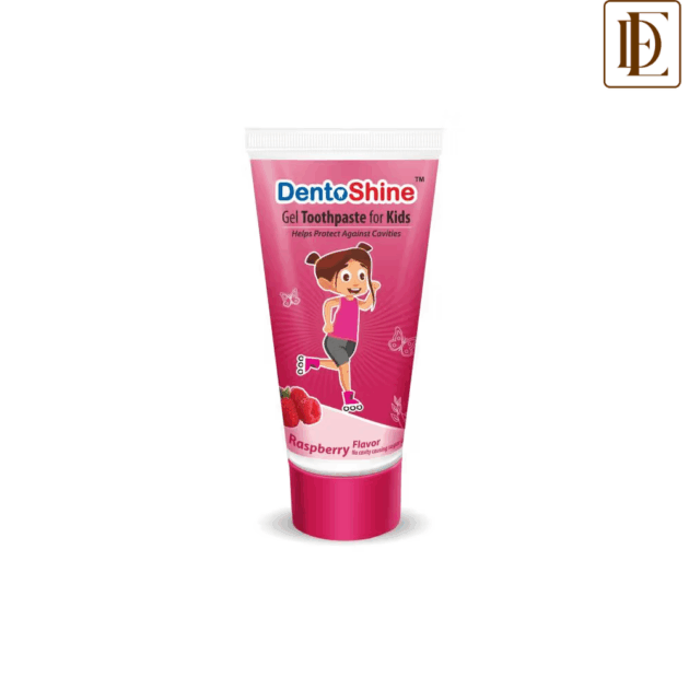 Dentoshine Gel Toothpaste Raspberry Flavor (dora) For Kids (80gm)