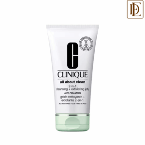 Clinique All About Clean Anti-Pollution 2-In-1 Cleansing + Exfoliating Jelly With Salicylic Acid (150ml)