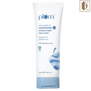 Plum 2% Niacinamide Face Wash With Rice Water For Oily Skin, Brightens & Hydrates