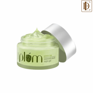 Plum Green Tea Night Gel Cream With Glycolic Acid, Fights Acne For Clear, Oil-Free, Youthful Skin