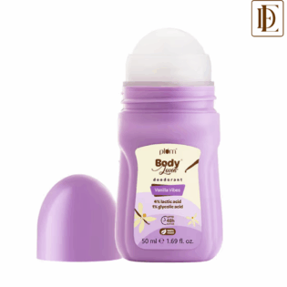 Plum BodyLovin' Vanilla Vibes Deodorant Roll-On Controls Underarm Odor (50ml)