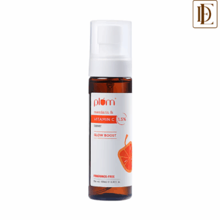 Plum 1.5% Vitamin C Alcohol-Free Spray Toner With Mandarin & Witch Hazel For Glow Boost & Open Pores (100ml)