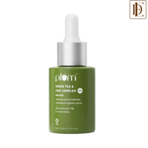 Plum Green Tea & 3% Zinc Complex Face Serum with Acnacidol BG - Fights Acne, Pimples & Controls Oil (30ml)