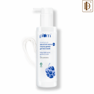 Plum 1% Salicylic Acid & Blueberry Clearly Gentle Gel Face Wash, For Acne Prone & Oily Skin (100ml)