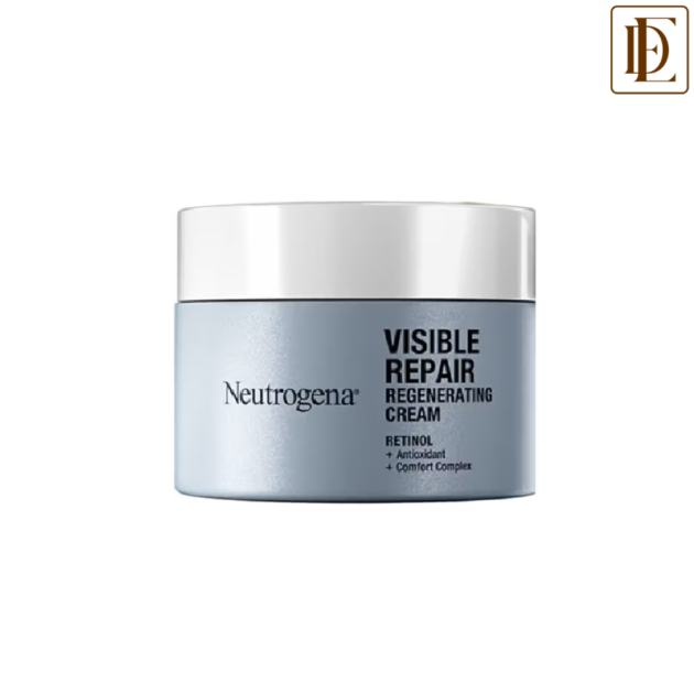 Neutrogena Visible Repair Retinol + Peptide Anti-Ageing Day & Night Cream For Wrinkles & Fine Lines (50g)