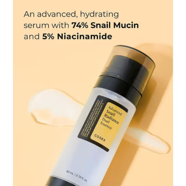 COSRX Advanced Snail Radiance Dual Essence (80ml) - Image 2
