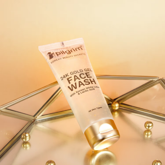 Pilgrim 24K Gold Gel Face Wash (80ml) - Image 2