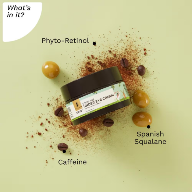 Pilgrim Squalane Under Eye Cream with Phyto-Retinol & Caffeine (30g) - Image 2