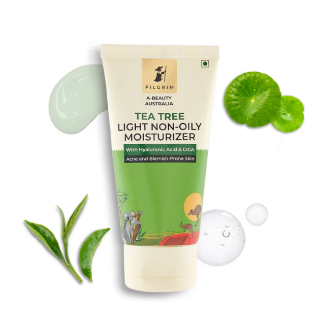 Pilgrim Tea Tree Light Non-Oily Moisturizer (80 g) - Image 2