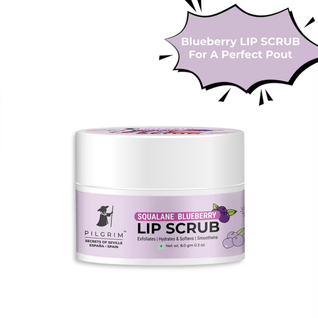 Pilgrim Squalane Blueberry Lip Scrub (8 g) - Image 2