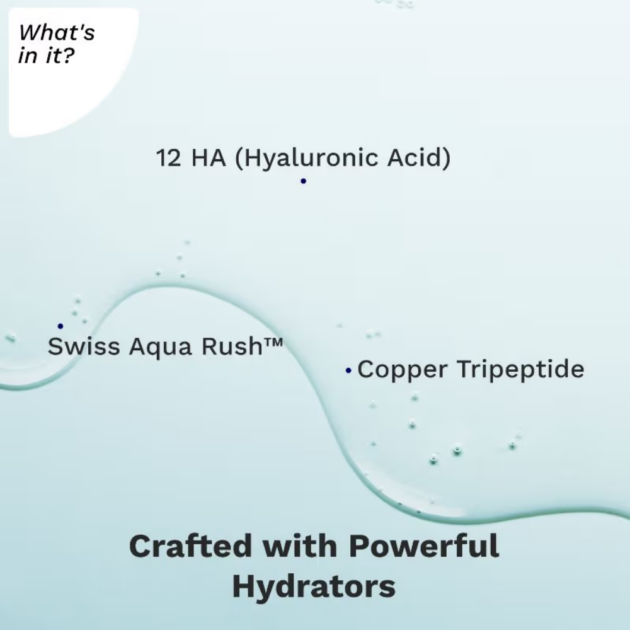 Pilgrim Swiss Aqua Rush 12 HA Serum With Hydration Burst Beads (30ml) - Image 2
