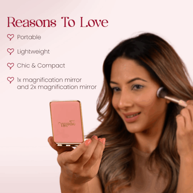 Milagro Beauty Hand Mirror (1 pcs) - Image 2