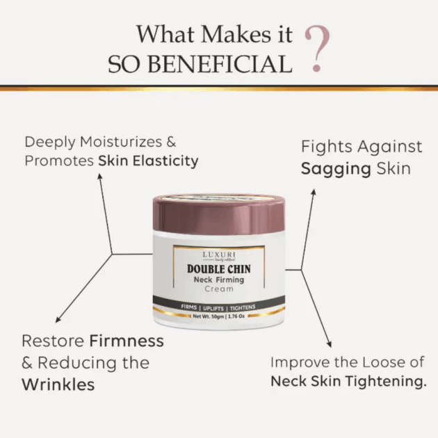 Luxuri Double Chin Neck Firming Cream (50 g) - Image 2