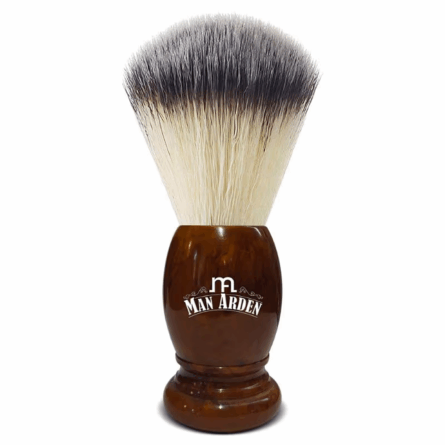 Man Arden Vintage Finish Premium Shaving Brush With Ultra Soft & Absorbent Bristles Long Handle (100gm) - Image 2
