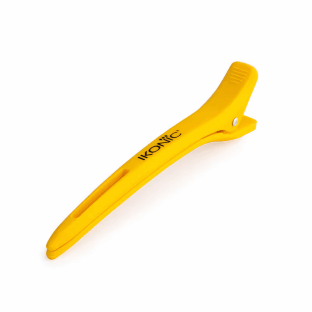 Ikonic Professional Carbon Section Clips - Yellow (6 pcs) - Image 2