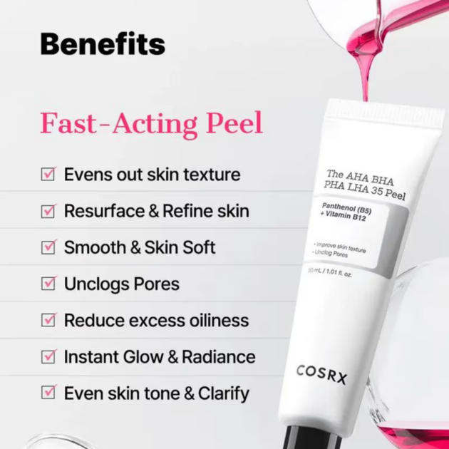 COSRX The AHA BHA PHA LHA 35 Peel (30ml) - Image 3