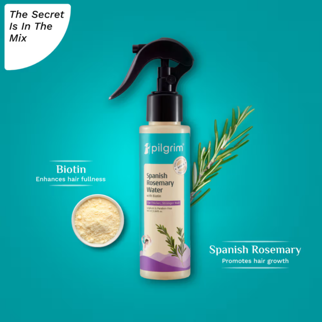 Pilgrim Spanish Rosemary Water With Biotin (100ml) - Image 3