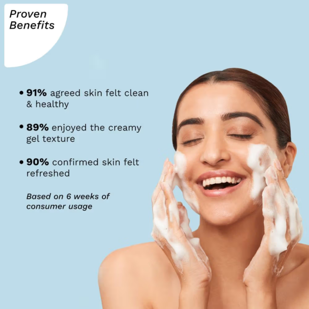 Pilgrim Volcanic Lava Ash Face Wash with Yugdugu & White Lotus (100ml) - Image 3
