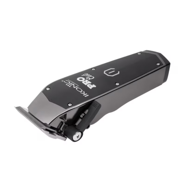 Ikonic Professional Pro Cut Hair Clipper - Black & Silver (1 pcs) - Image 3