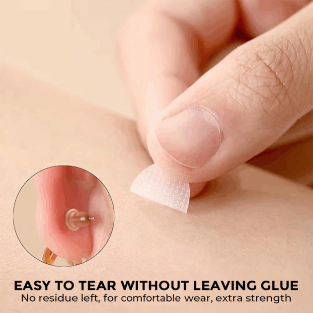 Sanfe Invisible Earlobe Patches For Pierced Ears Perfect For Torn & Stretched Piercings Ear Lobes (100g) - Image 3