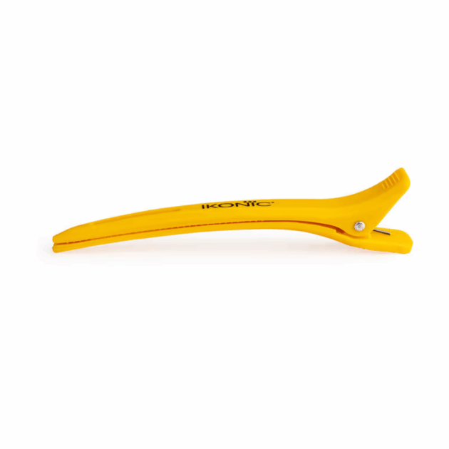 Ikonic Professional Carbon Section Clips - Yellow (6 pcs) - Image 3