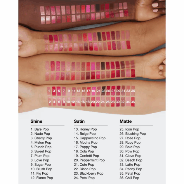 Clinique Pop Longwear Lipstick (3.9g) - Image 3