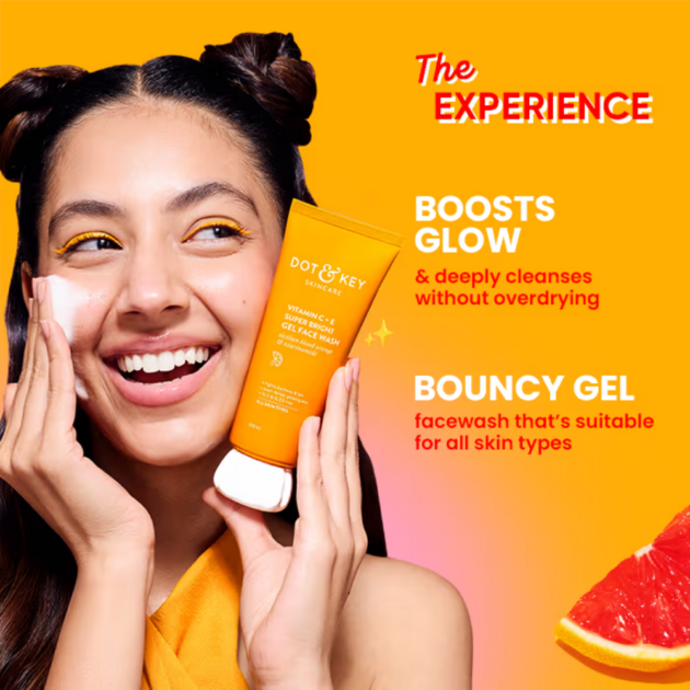 Dot & Key Vitamin C + E Super Bright Gel Face Wash - Image 3
