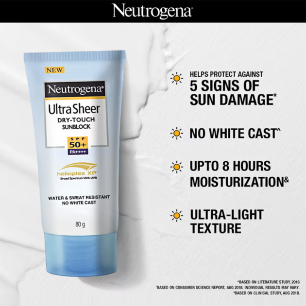 Neutrogena Ultrasheer SPF50+ PA++++ Ultra Light Moisturizing Face Sunscreen - Image 2