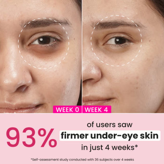 Dot & Key Pomegranate Retinol + Caffeine Under Eye Cream for Dark Circles, Wrinkles & Puffiness (20ml) - Image 3