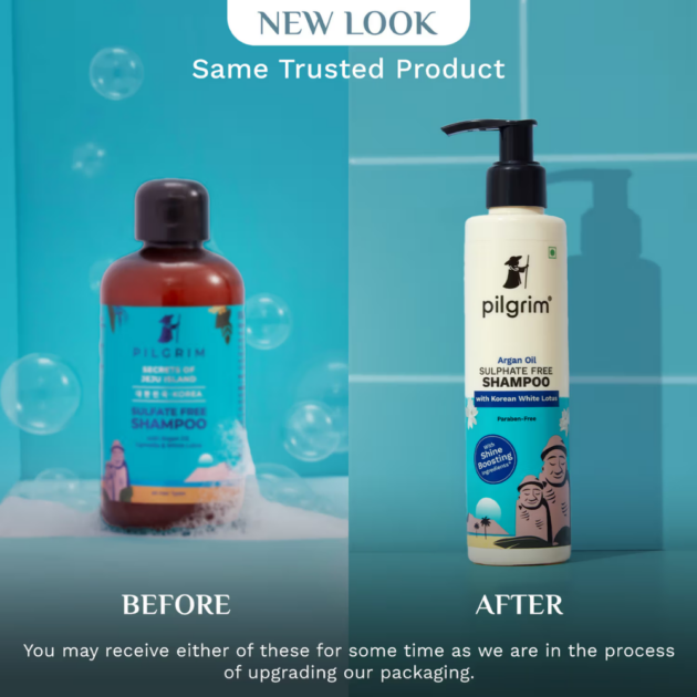 Pilgrim Sulfate Free Shampoo with Argan Oil, Camellia & White Lotus (200ml) - Image 4