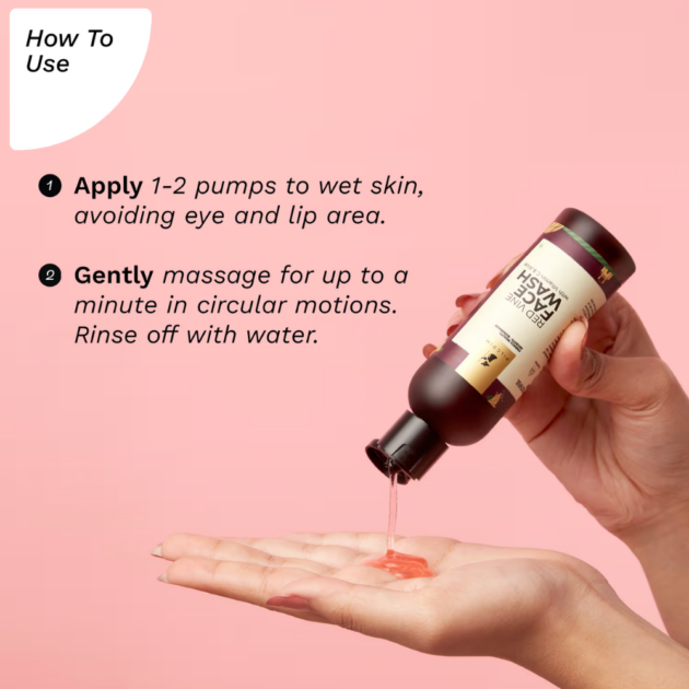 Pilgrim Red Vine Face Wash with Vitamin C & Aloe (100ml) - Image 4