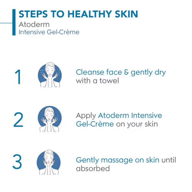 Bioderma Atoderm Intensive Gel Creme Moisturizer - Dry to Very Dry Skin - Image 4