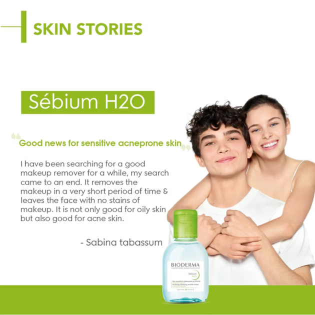 Bioderma Cleansing Water Sebium H2O Purifying Micellar - Image 2