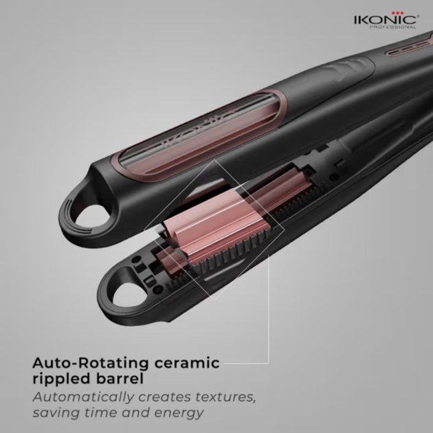 Ikonic Professional Super Hair Crimper - Grey (1 Pcs) - Image 4