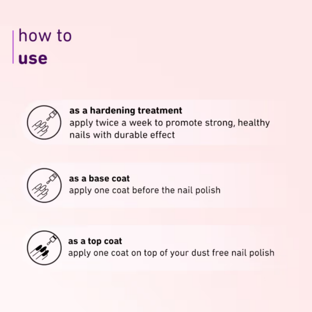 Plum Color Affair 3-in-1 Strengthener, Base & Top Coat (11ml) - Image 4