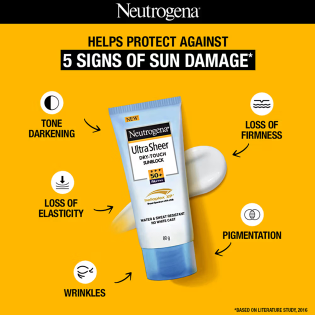 Neutrogena Ultrasheer SPF50+ PA++++ Ultra Light Moisturizing Face Sunscreen - Image 3