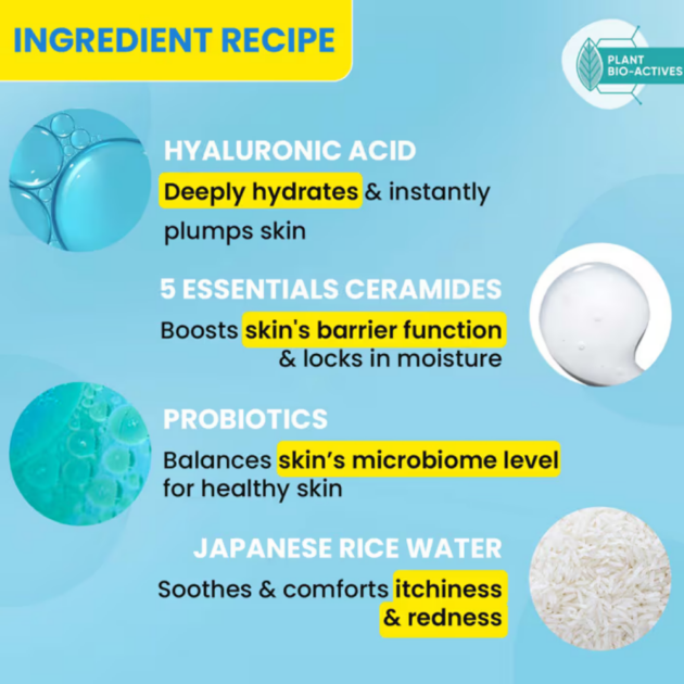Dot & Key Barrier Repair Hydrating Body Lotion with Hyaluronic & 5 Essential Ceramides, Plumps Skin (250ml) - Image 4