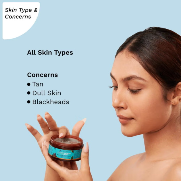 Pilgrim Volcanic Lava Ash Face Scrub with Yugdugu & White Lotus (100g) - Image 5