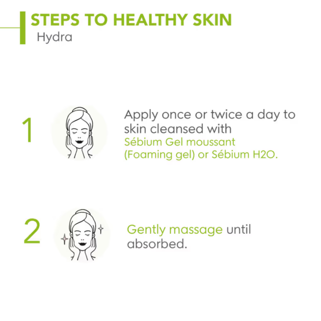 Bioderma Moisturizer Sebium Hydra for Oily, Acne-Prone Skin with Ceramides for 24H Hydration (40ml) - Image 2