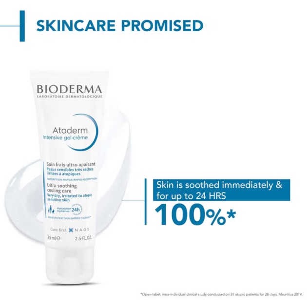 Bioderma Atoderm Intensive Gel Creme Moisturizer - Dry to Very Dry Skin - Image 5