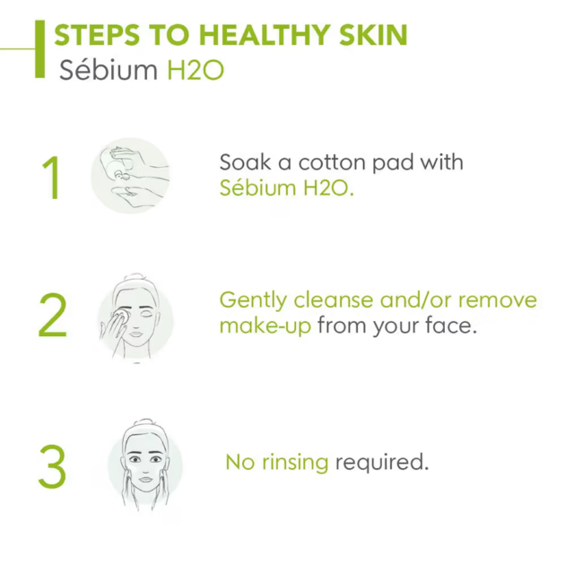Bioderma Cleansing Water Sebium H2O Purifying Micellar - Image 3