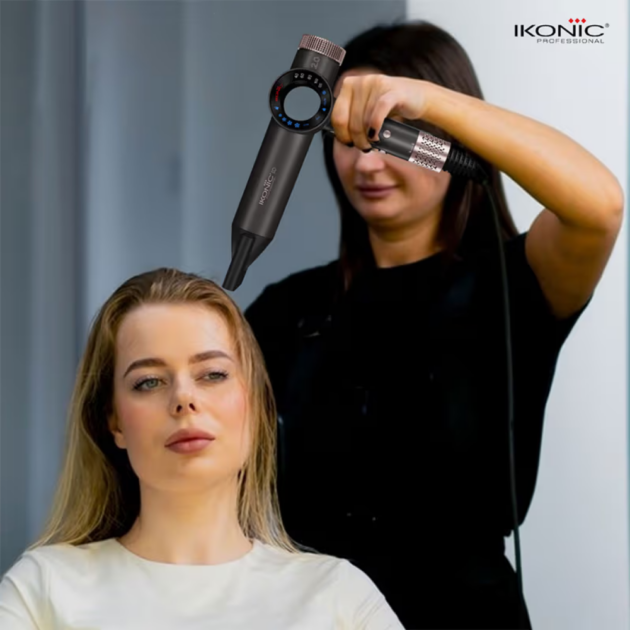 Ikonic Professional Hair Dryer ID 2.0 (Grey & Rose Gold) (1 pc) - Image 5