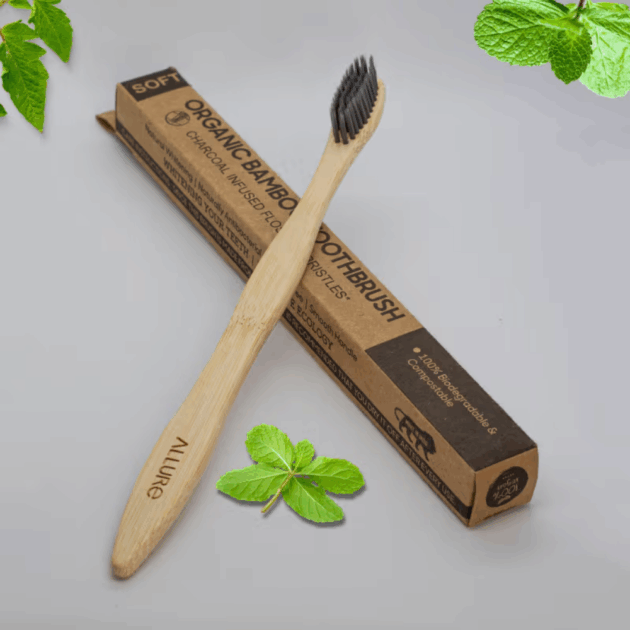Allure Bamboo Toothbrush Charcoal - OT 01 (100 g) - Image 5