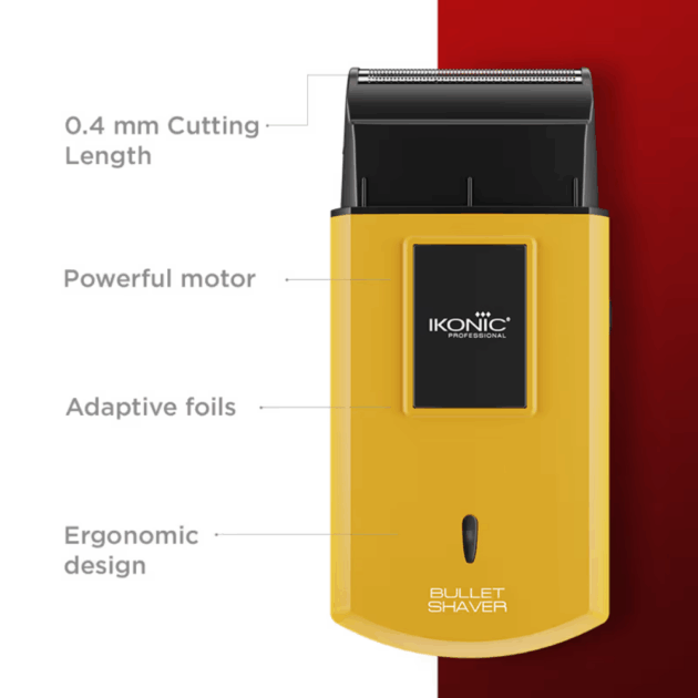 Ikonic Professional Bullet Shaver - Yellow (1 pc) - Image 5