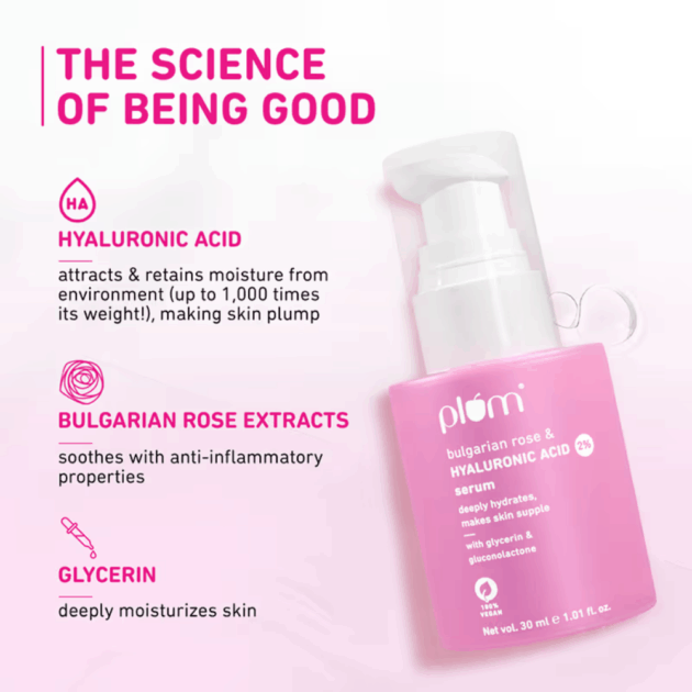 Plum 2% Hyaluronic Acid Serum With Bulgarian Rose - Image 5