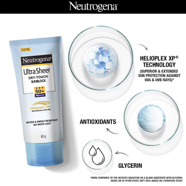 Neutrogena Ultrasheer SPF50+ PA++++ Ultra Light Moisturizing Face Sunscreen - Image 5