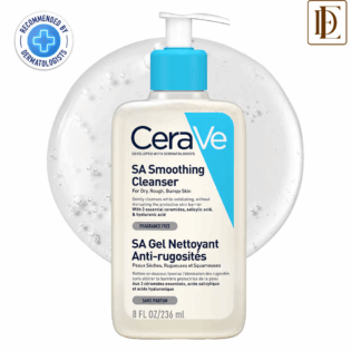CeraVe SA Smoothing Cleanser For Dry, Rough & Bumpy Skin, Face wash with Salicylic Acid & Ceramides (236ml)