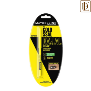 Maybelline New York The Colossal Kajal, Smudgeproof & Waterproof Lasts Up To 24H - Deep Black (0.35g)