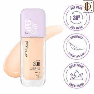 Maybelline New York Super Stay Lumi-Matte Liquid Foundation - 30H Wear, Transfer Proof (35ml)